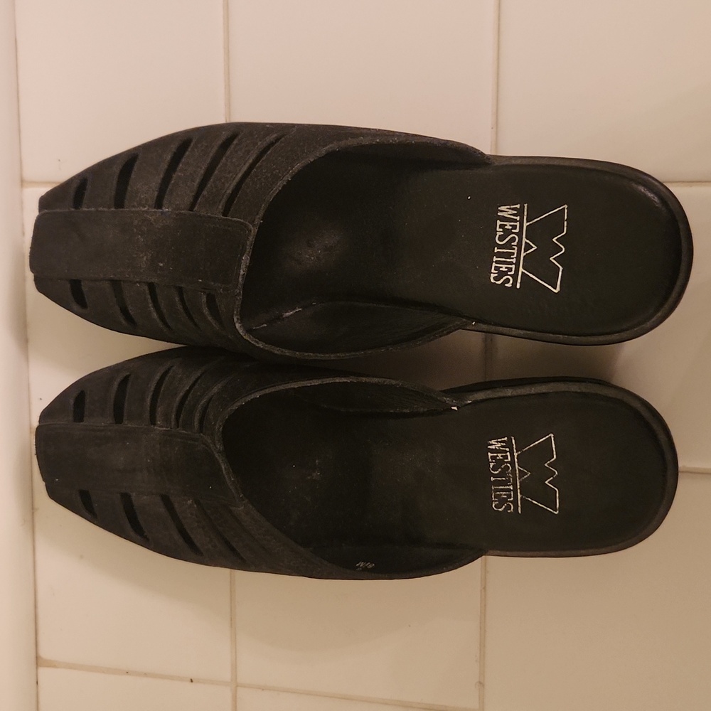 Black Vintage Women's Mules